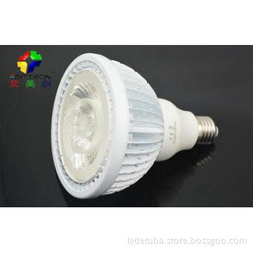 20W E27 White COB LED PAR38 Spotlight Fin Type With 35 Degr